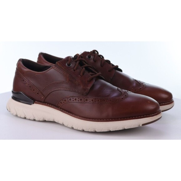 Rockport Total Motion Sport $150 Men\'s Wingtip Dress Shoes Size 8.5 M Leather main image 6